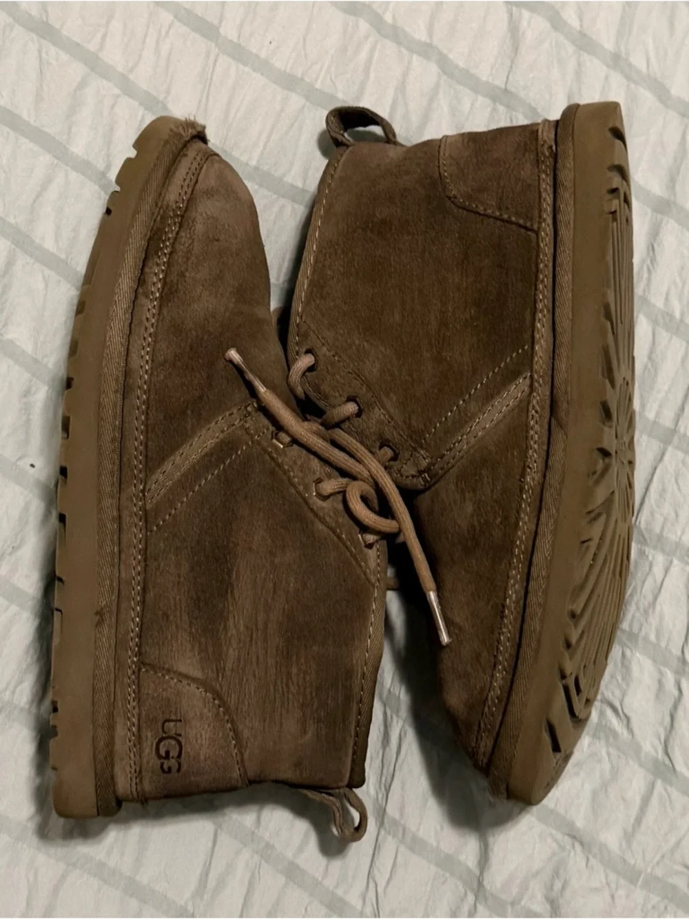 UGG Neumel Chukka Boot - Burnt Olive Suede, Womens Size 8 (1094269)